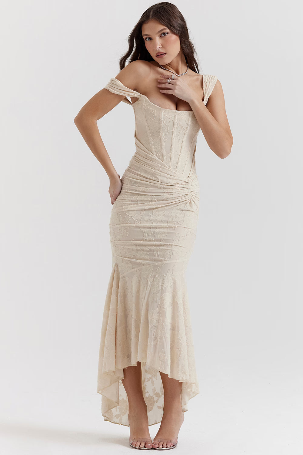 Robe longue Bell fleurie