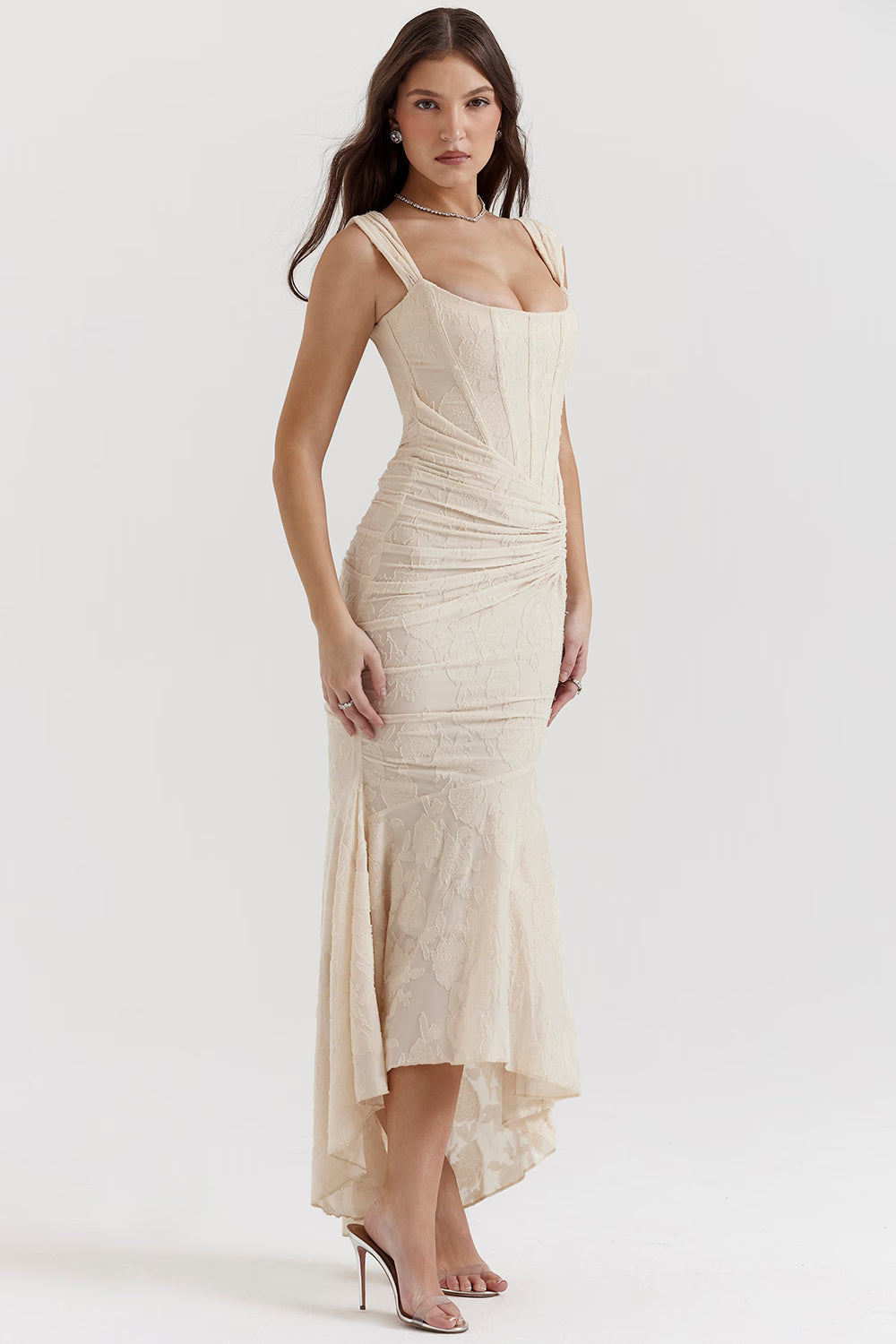 Robe longue Bell fleurie