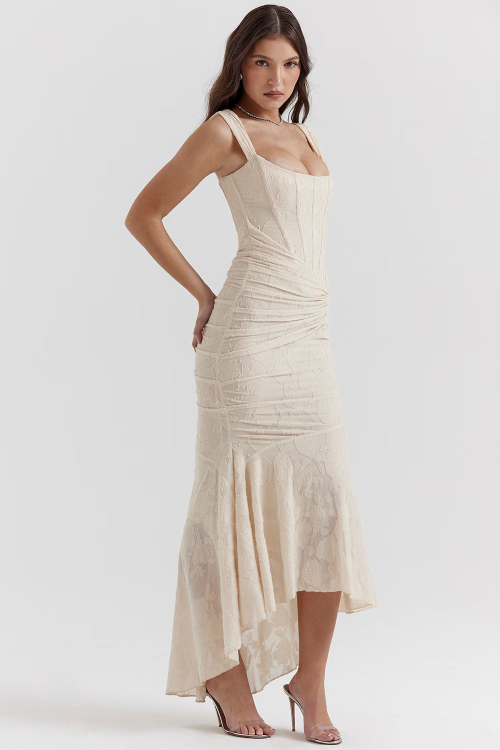 Robe longue Bell fleurie