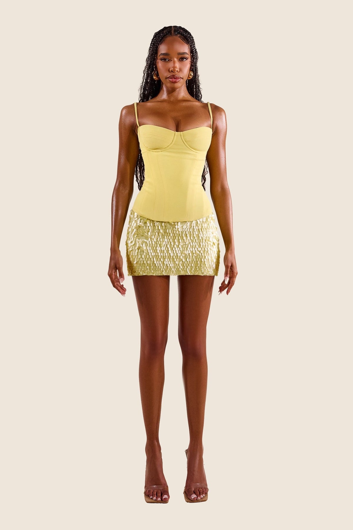 Shimmi Skirt - Limone