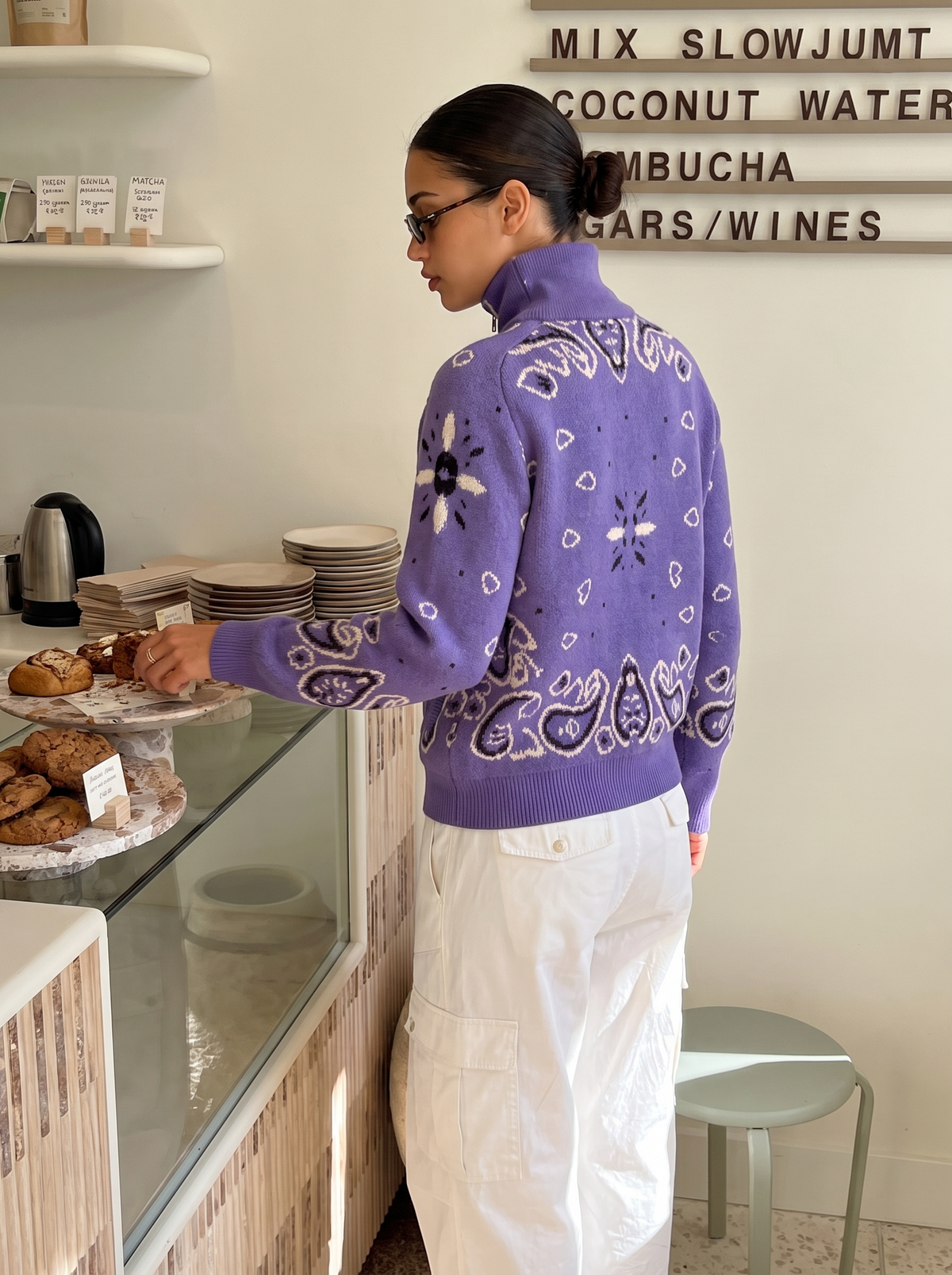 Gilet Carla Bandana - Viola