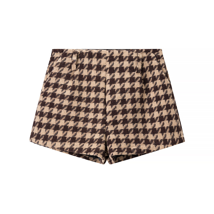 Isabella Conjunto Pied de Poule - Marrone