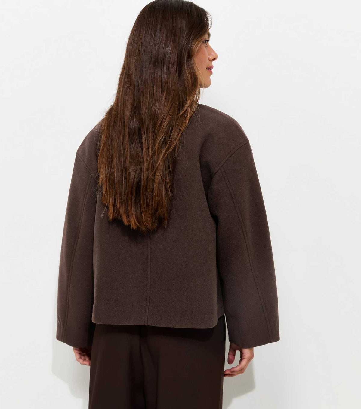 Veste petite à col montant
