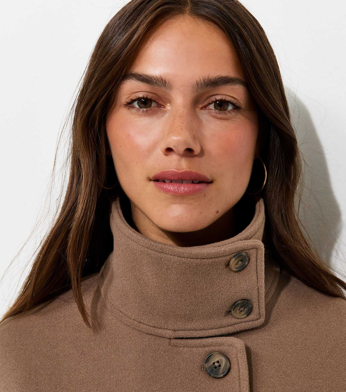 Veste petite à col montant
