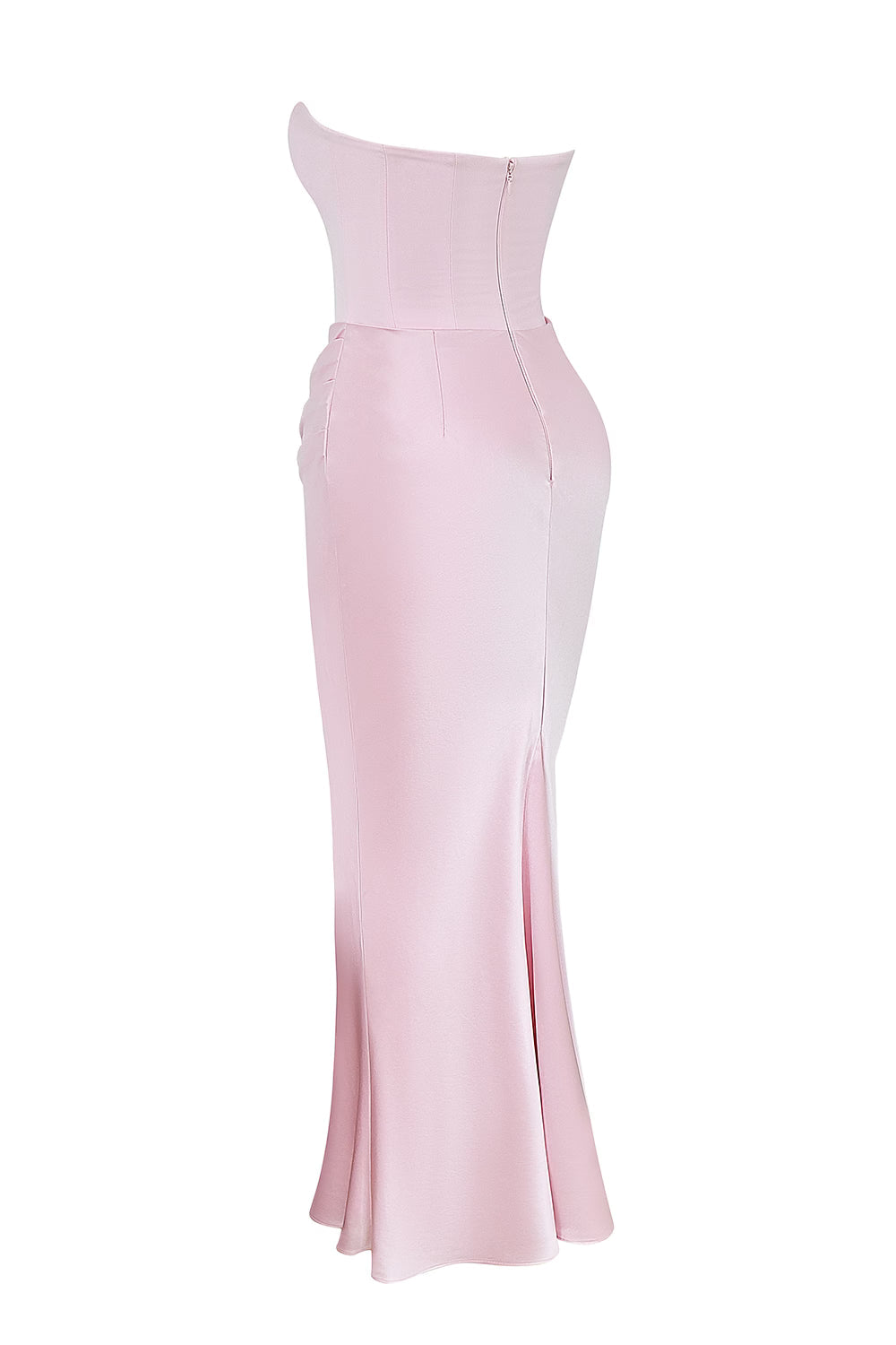 Robe longue corset bustier