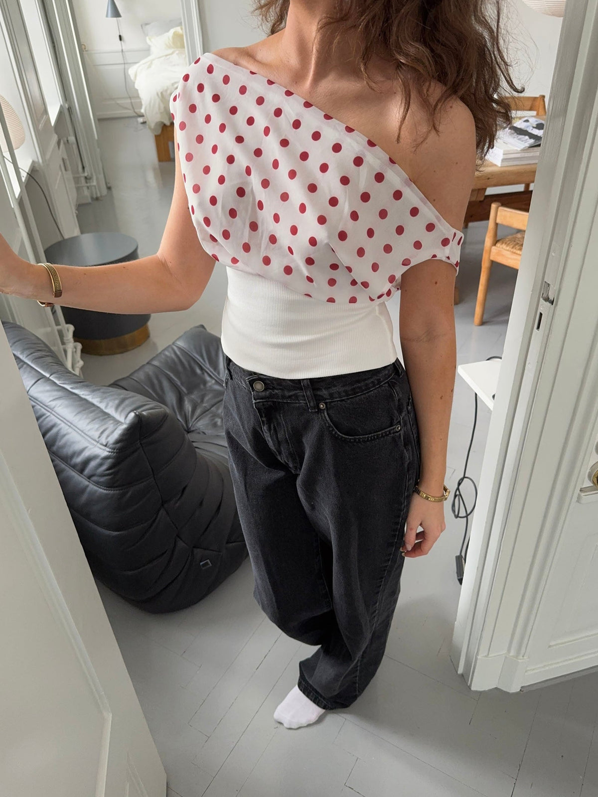 Haut à pois Kimmie