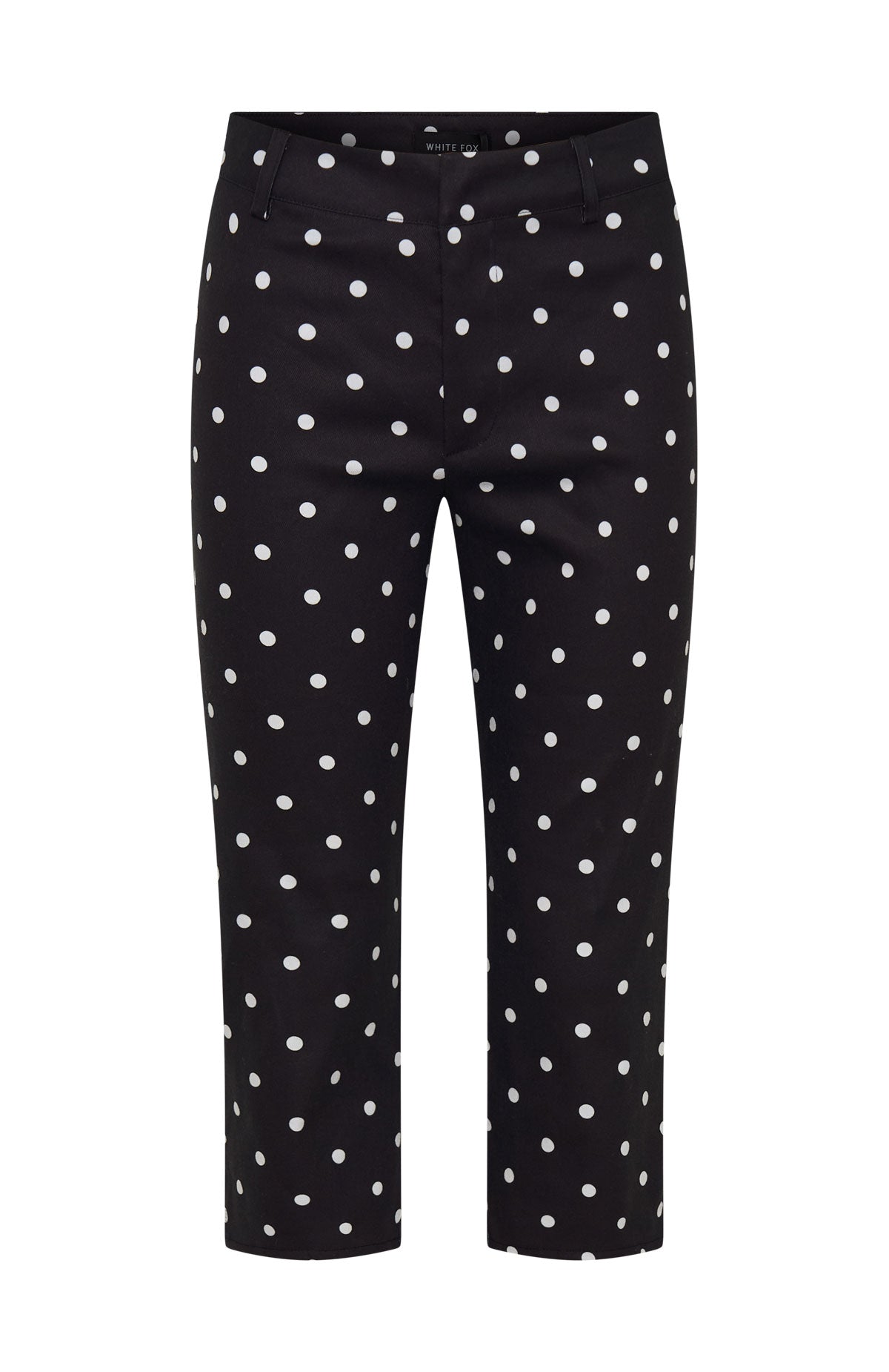 Pantalon Capri Day For It à pois noirs et blancs