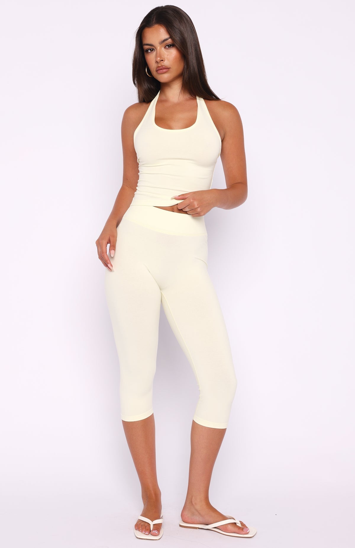 Focus On The Good Capri Pants Citron